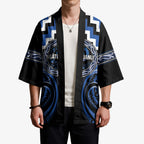 Aotearoa Ngati Ruanui Personalised Kimono Maori Iwi Poutama Puhoro Tattoo