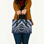 Aotearoa Ngati Ruanui Leather Bag Maori Iwi Poutama Puhoro Tattoo