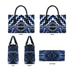 Aotearoa Ngati Ruanui Leather Bag Maori Iwi Poutama Puhoro Tattoo