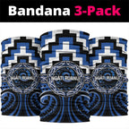 Aotearoa Ngati Ruanui Neck Gaiter Maori Iwi Poutama Puhoro Tattoo