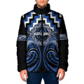 Aotearoa Ngati Ruanui Personalised Padded Jacket Maori Iwi Poutama Puhoro Tattoo