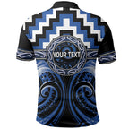 Aotearoa Ngati Ruanui Personalised Polo Shirt Maori Iwi Poutama Puhoro Tattoo