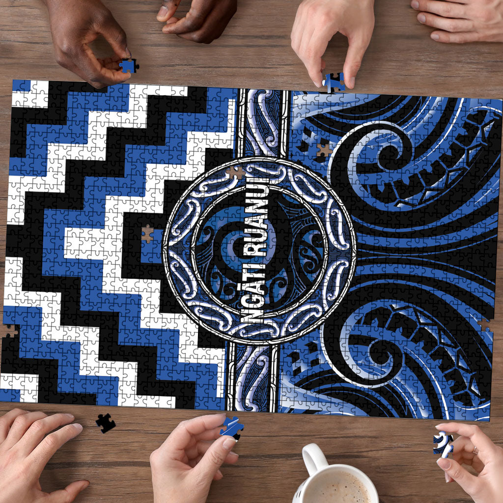 Aotearoa Ngati Ruanui Puzzle Maori Iwi Poutama Puhoro Tattoo