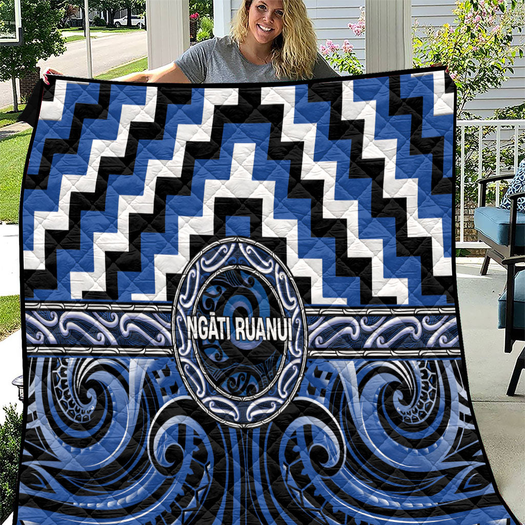 Aotearoa Ngati Ruanui Quilt Maori Iwi Poutama Puhoro Tattoo
