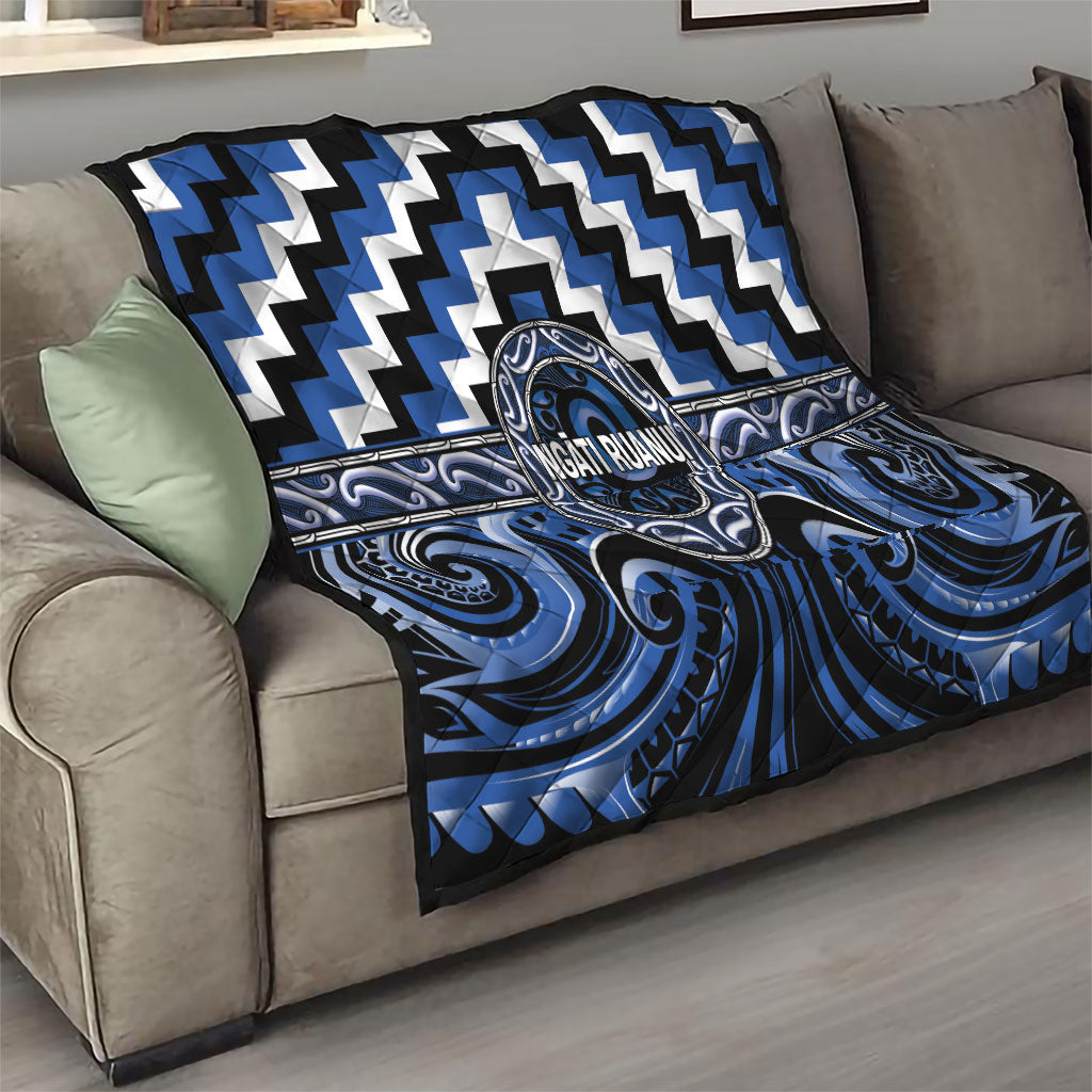 Aotearoa Ngati Ruanui Quilt Maori Iwi Poutama Puhoro Tattoo