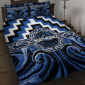 Aotearoa Ngati Ruanui Quilt Bed Set Maori Iwi Poutama Puhoro Tattoo