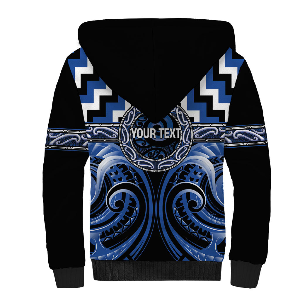 Aotearoa Ngati Ruanui Personalised Sherpa Hoodie Maori Iwi Poutama Puhoro Tattoo
