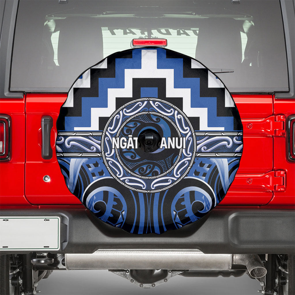 Aotearoa Ngati Ruanui Spare Tire Cover Maori Iwi Poutama Puhoro Tattoo