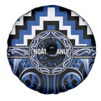Aotearoa Ngati Ruanui Spare Tire Cover Maori Iwi Poutama Puhoro Tattoo