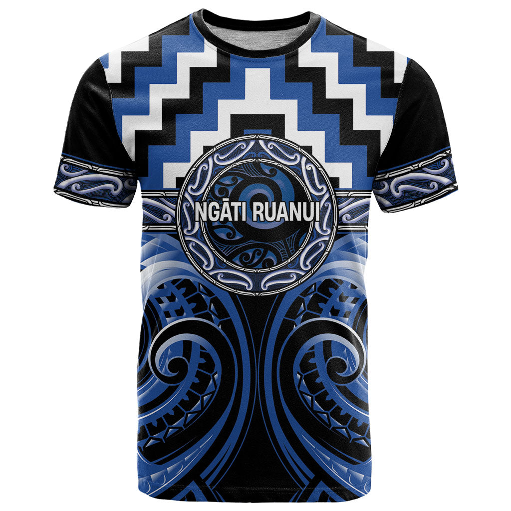 Aotearoa Ngati Ruanui Personalised T Shirt Maori Iwi Poutama Puhoro Tattoo