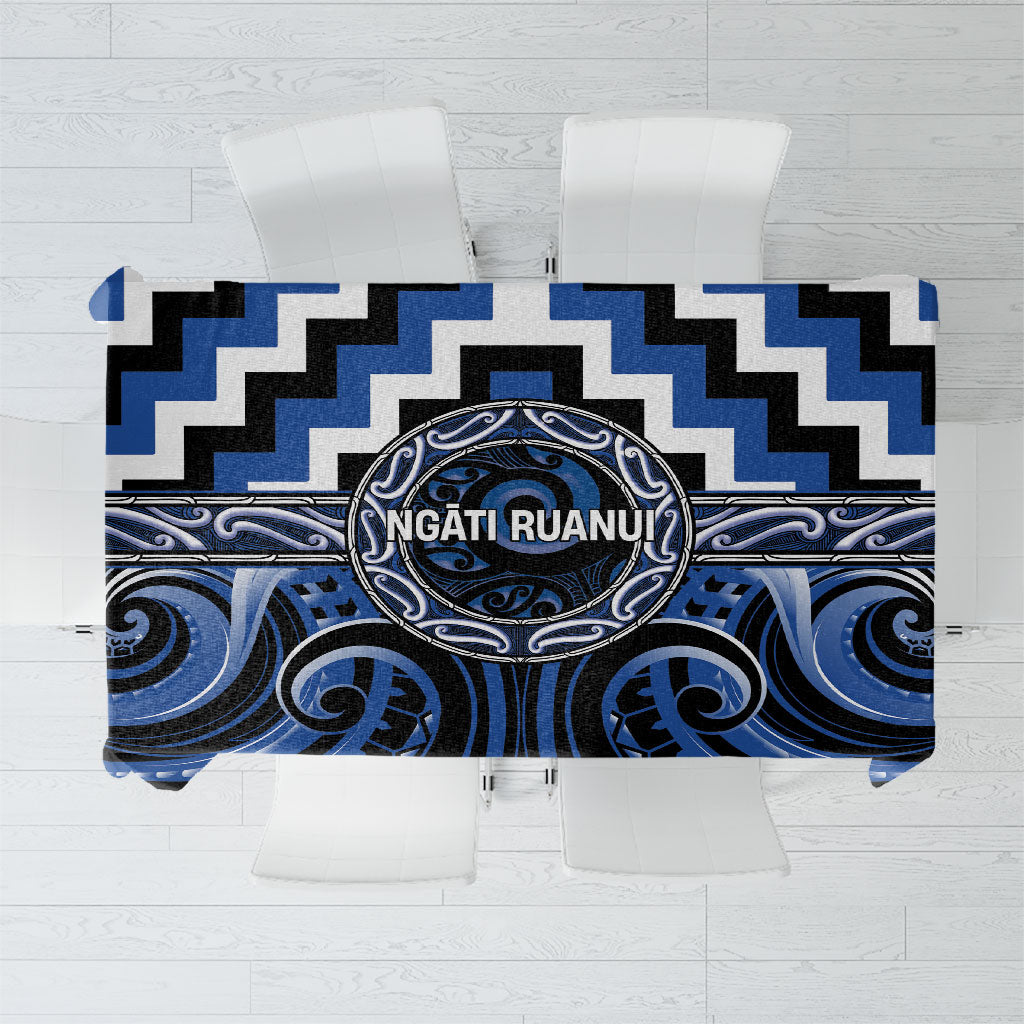 Aotearoa Ngati Ruanui Tablecloth Maori Iwi Poutama Puhoro Tattoo