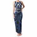 Aotearoa Ngati Ruanui Personalised Tank Maxi Dress Maori Iwi Poutama Puhoro Tattoo