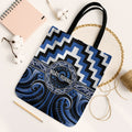 Aotearoa Ngati Ruanui Tote Bag Maori Iwi Poutama Puhoro Tattoo