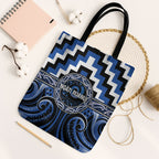 Aotearoa Ngati Ruanui Tote Bag Maori Iwi Poutama Puhoro Tattoo