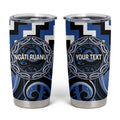 Aotearoa Ngati Ruanui Personalised Tumbler Cup Maori Iwi Poutama Puhoro Tattoo