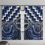 Aotearoa Ngati Ruanui Window Curtain Maori Iwi Poutama Puhoro Tattoo