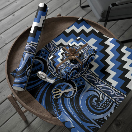 Aotearoa Ngati Ruanui Wrapping Paper Maori Iwi Poutama Puhoro Tattoo