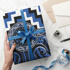 Aotearoa Ngati Ruanui Wrapping Paper Maori Iwi Poutama Puhoro Tattoo