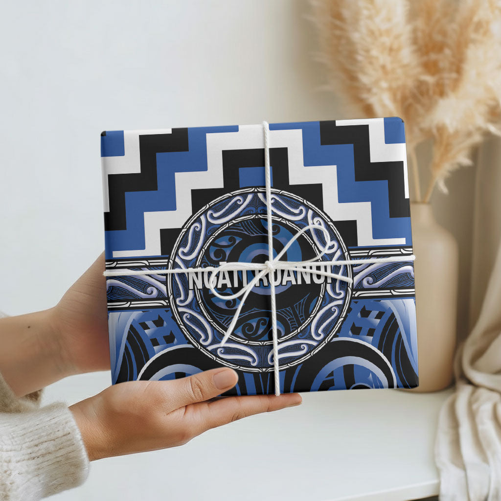 Aotearoa Ngati Ruanui Wrapping Paper Maori Iwi Poutama Puhoro Tattoo