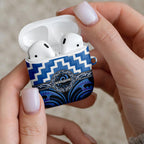 Aotearoa Ngaruahine AirPods Case Maori Iwi Poutama Puhoro Tattoo