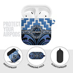 Aotearoa Ngaruahine AirPods Case Maori Iwi Poutama Puhoro Tattoo