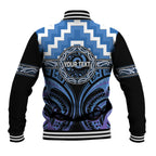 Aotearoa Ngaruahine Personalised Baseball Jacket Maori Iwi Poutama Puhoro Tattoo