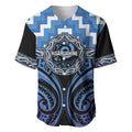 Aotearoa Ngaruahine Personalised Baseball Jersey Maori Iwi Poutama Puhoro Tattoo