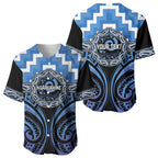 Aotearoa Ngaruahine Personalised Baseball Jersey Maori Iwi Poutama Puhoro Tattoo