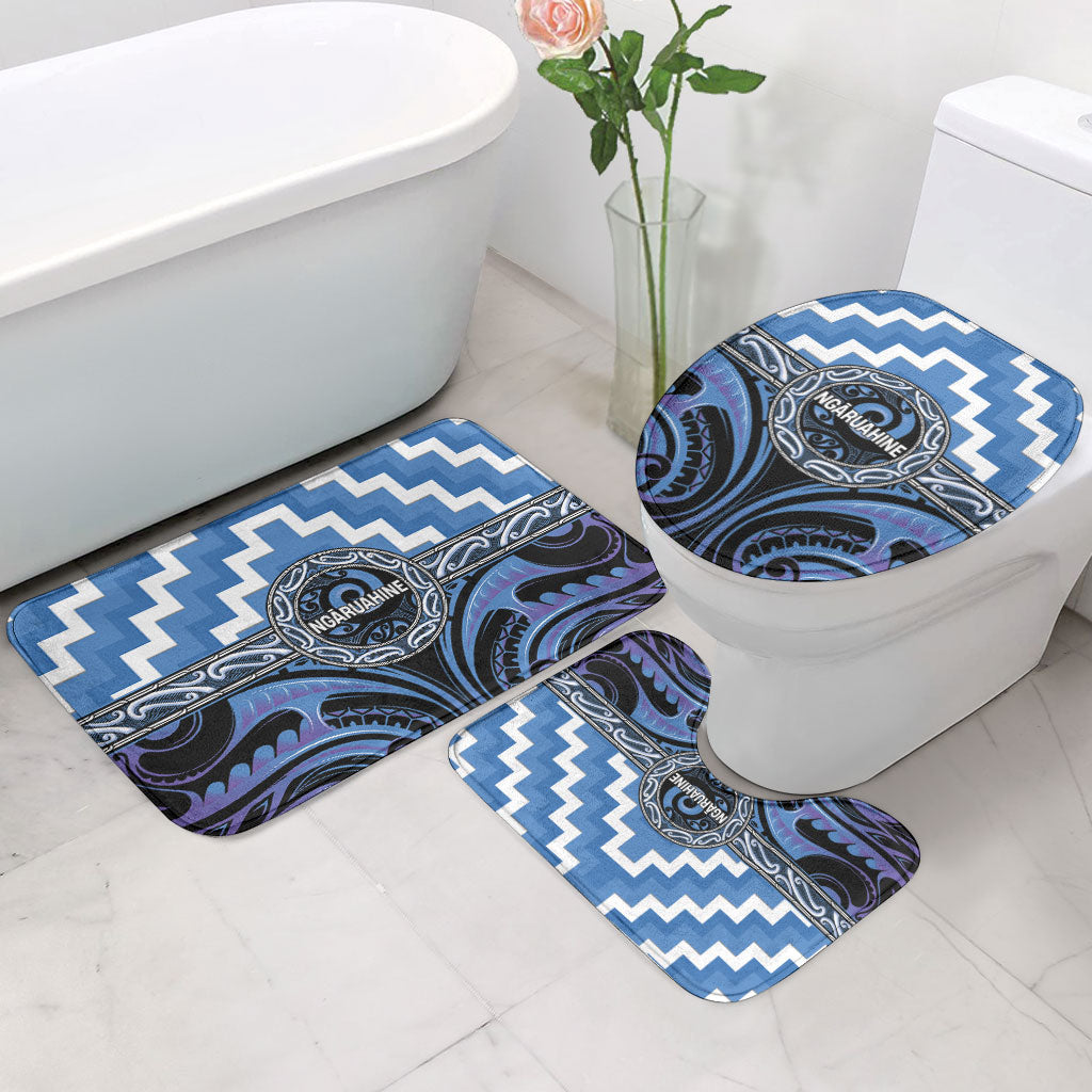 Aotearoa Ngaruahine Bathroom Set Maori Iwi Poutama Puhoro Tattoo