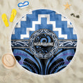 Aotearoa Ngaruahine Beach Blanket Maori Iwi Poutama Puhoro Tattoo