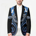 Aotearoa Ngaruahine Personalised Blazer Maori Iwi Poutama Puhoro Tattoo