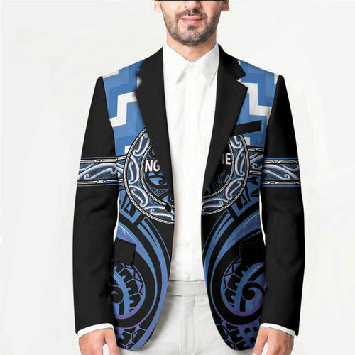 Aotearoa Ngaruahine Personalised Blazer Maori Iwi Poutama Puhoro Tattoo