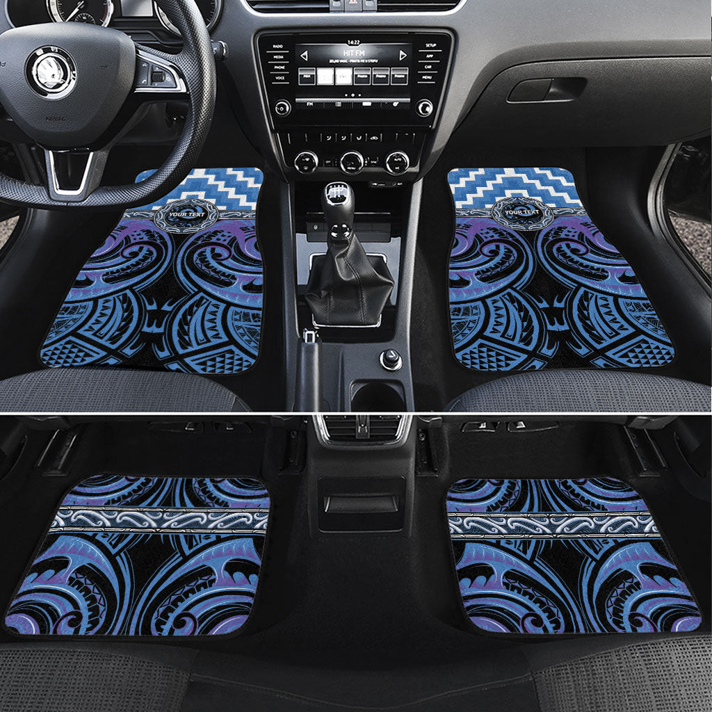Aotearoa Ngaruahine Personalised Car Mats Maori Iwi Poutama Puhoro Tattoo