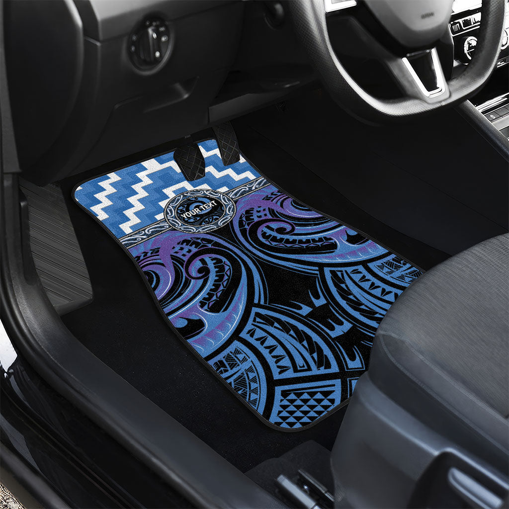 Aotearoa Ngaruahine Personalised Car Mats Maori Iwi Poutama Puhoro Tattoo