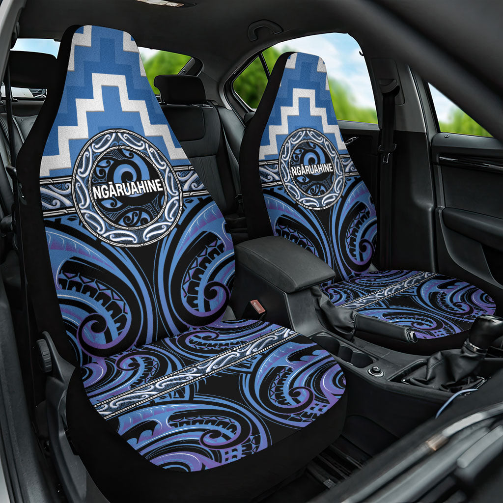 Aotearoa Ngaruahine Car Seat Cover Maori Iwi Poutama Puhoro Tattoo