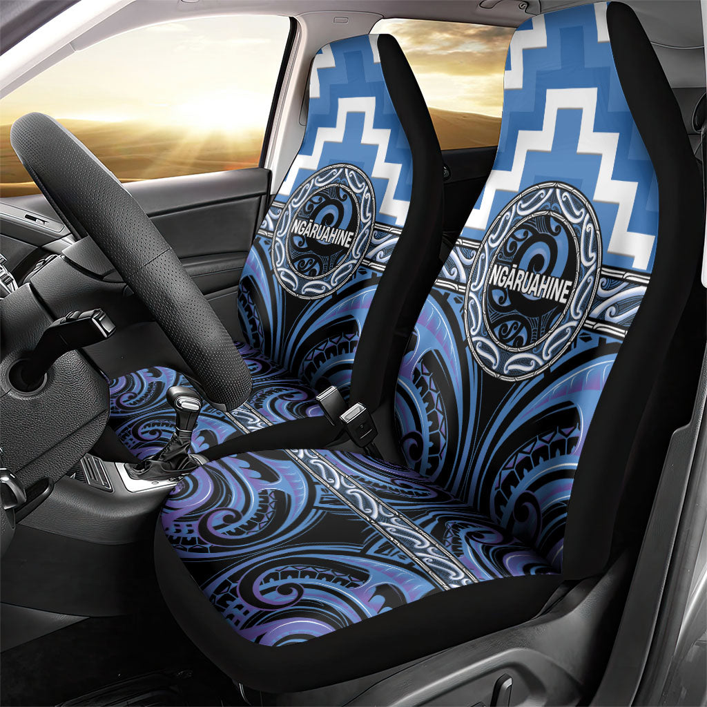 Aotearoa Ngaruahine Car Seat Cover Maori Iwi Poutama Puhoro Tattoo