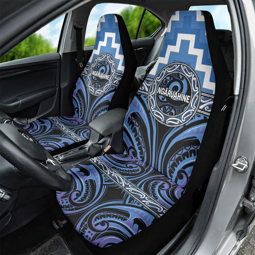 Aotearoa Ngaruahine Car Seat Cover Maori Iwi Poutama Puhoro Tattoo