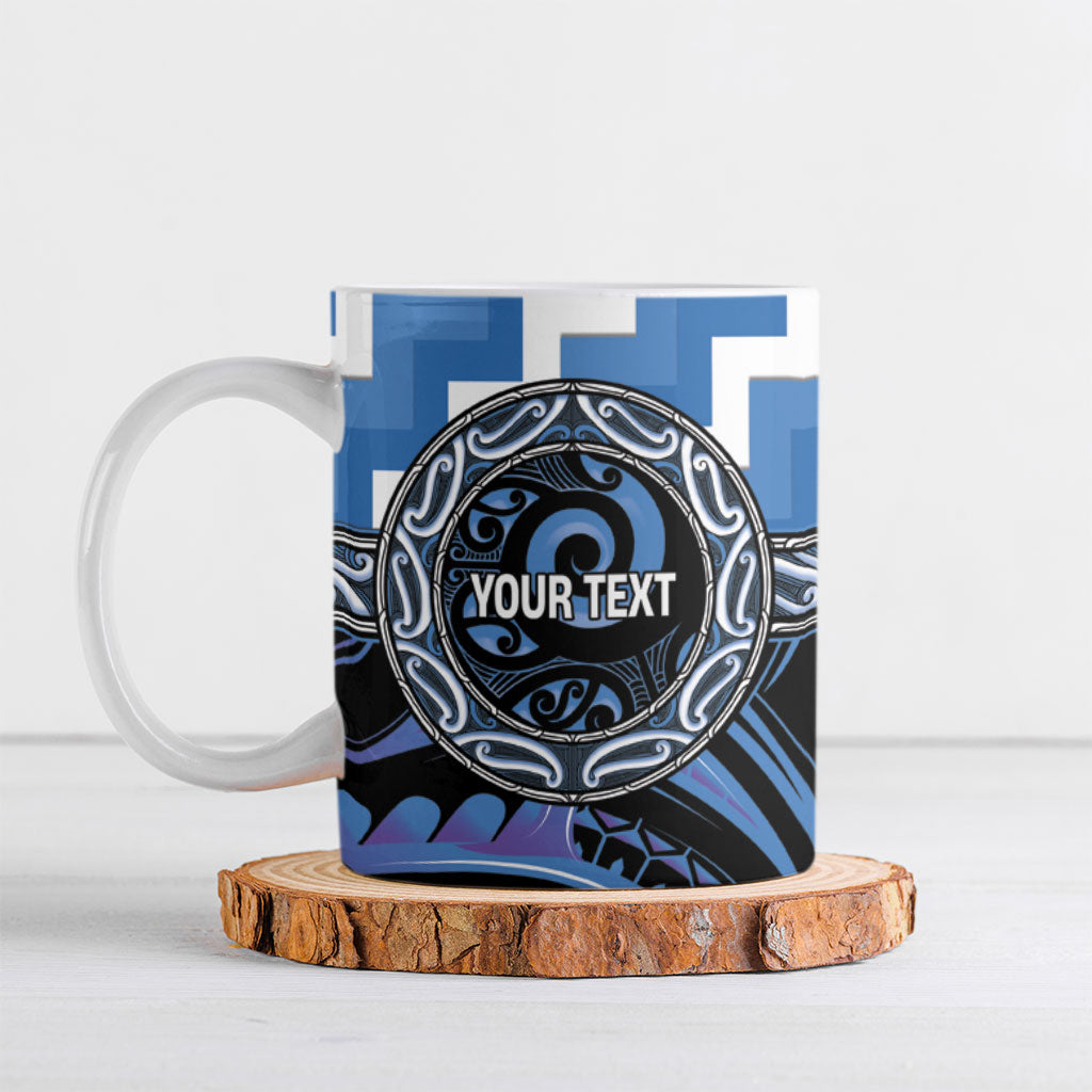 Aotearoa Ngaruahine Personalised Ceramic Mug Maori Iwi Poutama Puhoro Tattoo