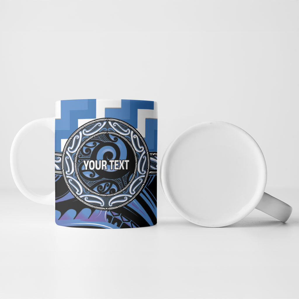 Aotearoa Ngaruahine Personalised Ceramic Mug Maori Iwi Poutama Puhoro Tattoo