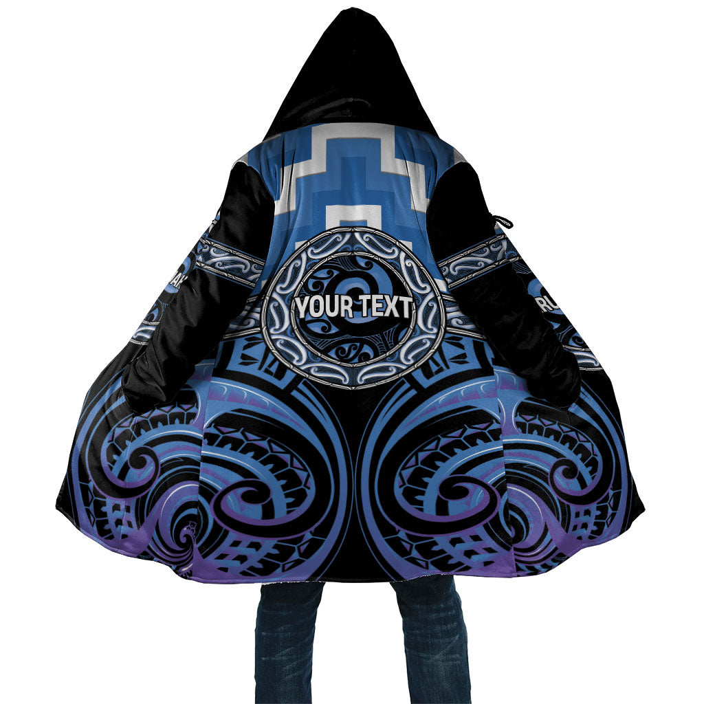 Aotearoa Ngaruahine Personalised Cloak Maori Iwi Poutama Puhoro Tattoo