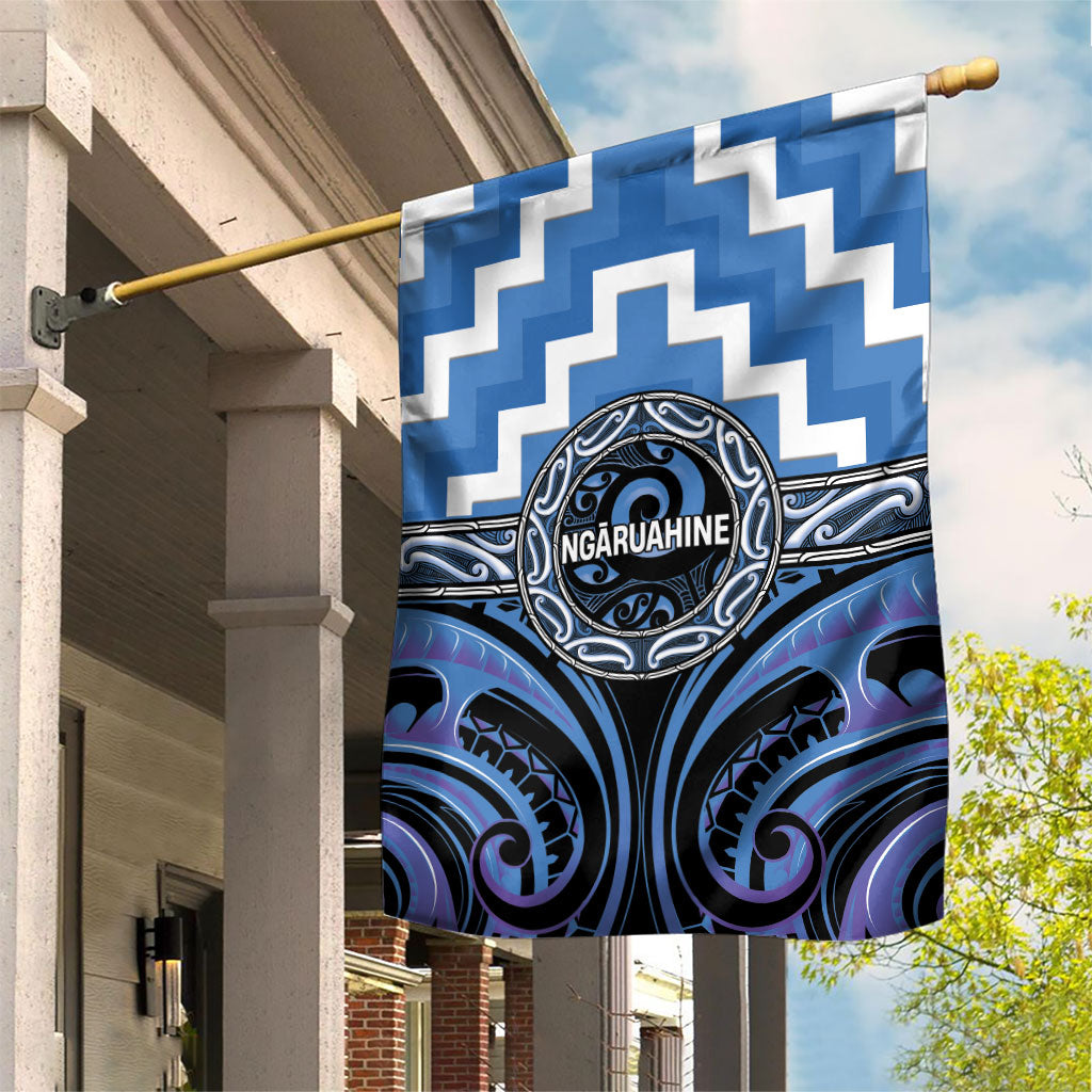 Aotearoa Ngaruahine Garden Flag Maori Iwi Poutama Puhoro Tattoo