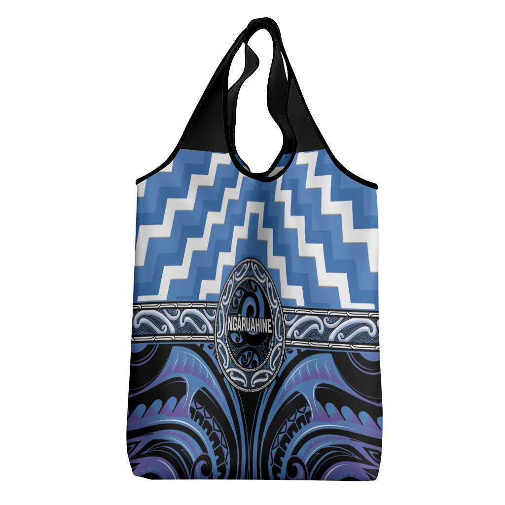Aotearoa Ngaruahine Grocery Bag Maori Iwi Poutama Puhoro Tattoo