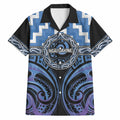 Aotearoa Ngaruahine Personalised Hawaiian Shirt Maori Iwi Poutama Puhoro Tattoo