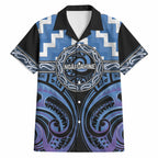 Aotearoa Ngaruahine Personalised Hawaiian Shirt Maori Iwi Poutama Puhoro Tattoo