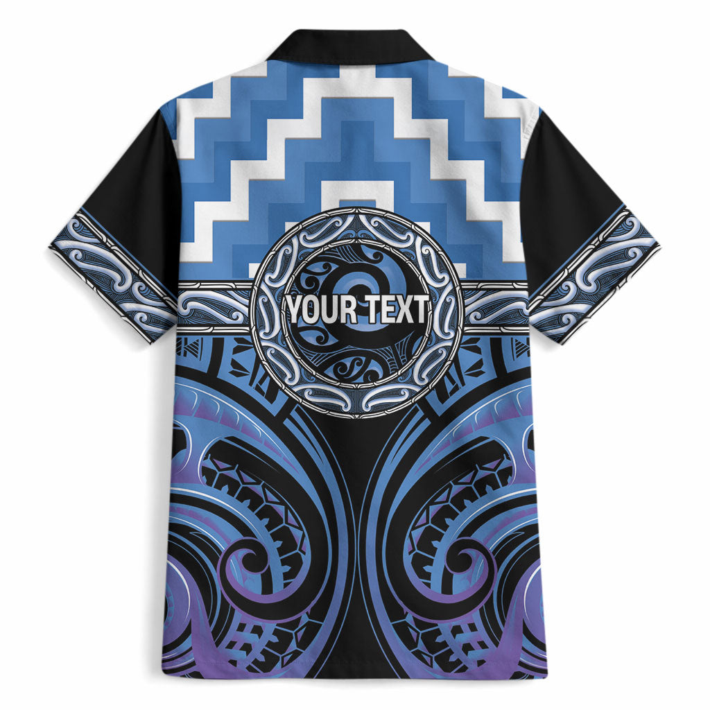 Aotearoa Ngaruahine Personalised Hawaiian Shirt Maori Iwi Poutama Puhoro Tattoo