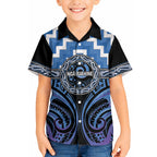 Aotearoa Ngaruahine Personalised Hawaiian Shirt Maori Iwi Poutama Puhoro Tattoo
