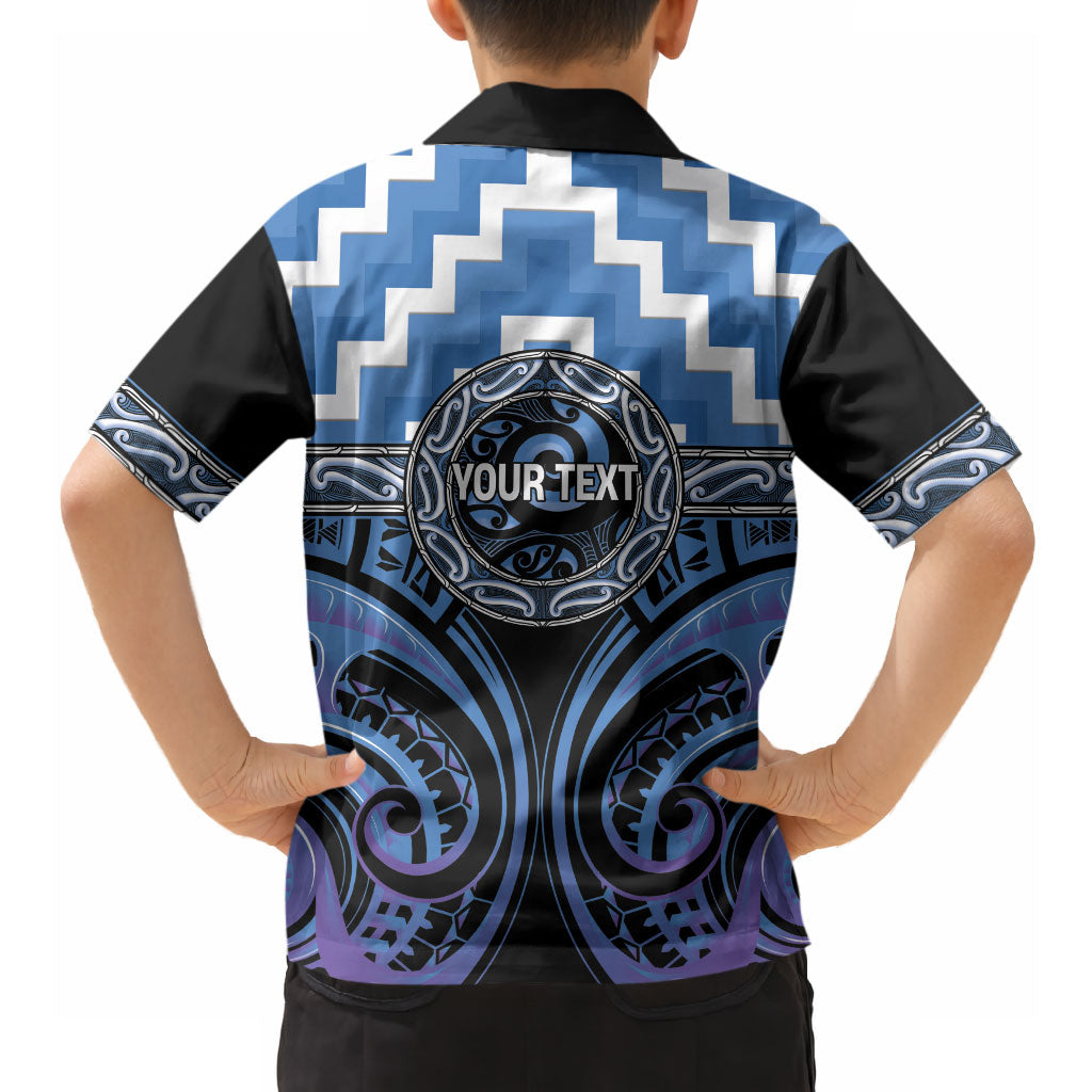 Aotearoa Ngaruahine Personalised Hawaiian Shirt Maori Iwi Poutama Puhoro Tattoo