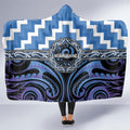 Aotearoa Ngaruahine Hooded Blanket Maori Iwi Poutama Puhoro Tattoo