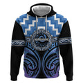 Aotearoa Ngaruahine Personalised Hoodie Maori Iwi Poutama Puhoro Tattoo