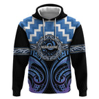 Aotearoa Ngaruahine Personalised Hoodie Maori Iwi Poutama Puhoro Tattoo
